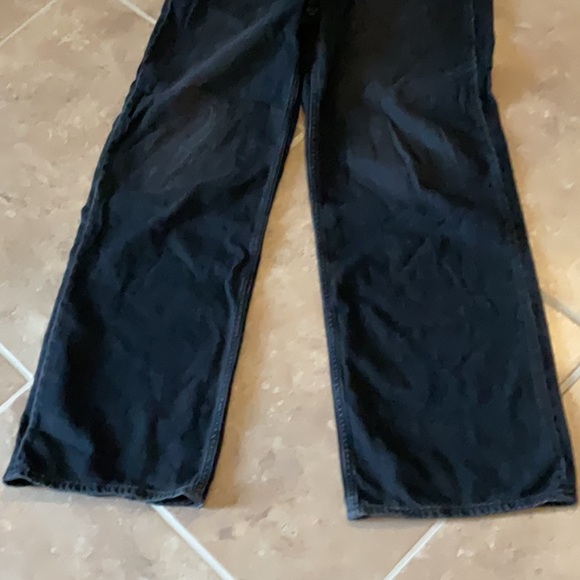 RAg & bone Logan mid rise wide leg, black, size 28 - Picture 3 of 6